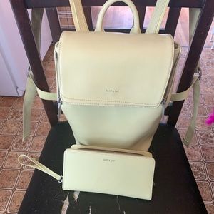 Backpack with wallet matt & nat